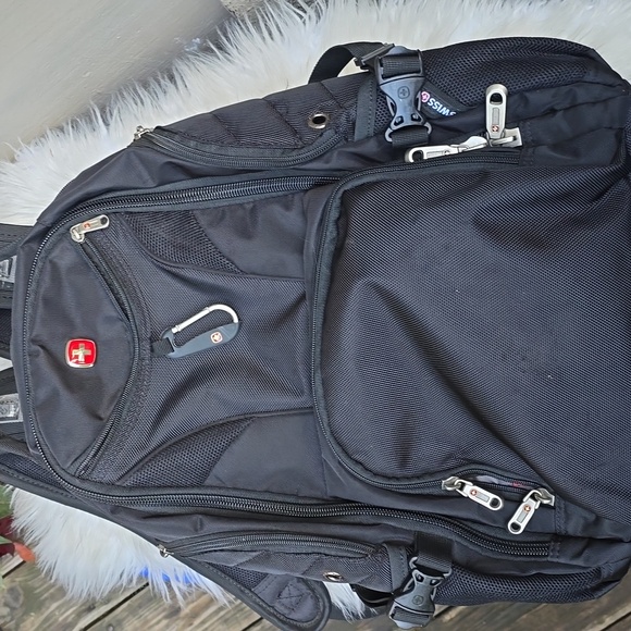 aurielle black leather backpack AURIELLE BLACK LEATHER BACKPACK